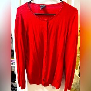 Ann Taylor Lightweight Sweater.  XL.  Button down.